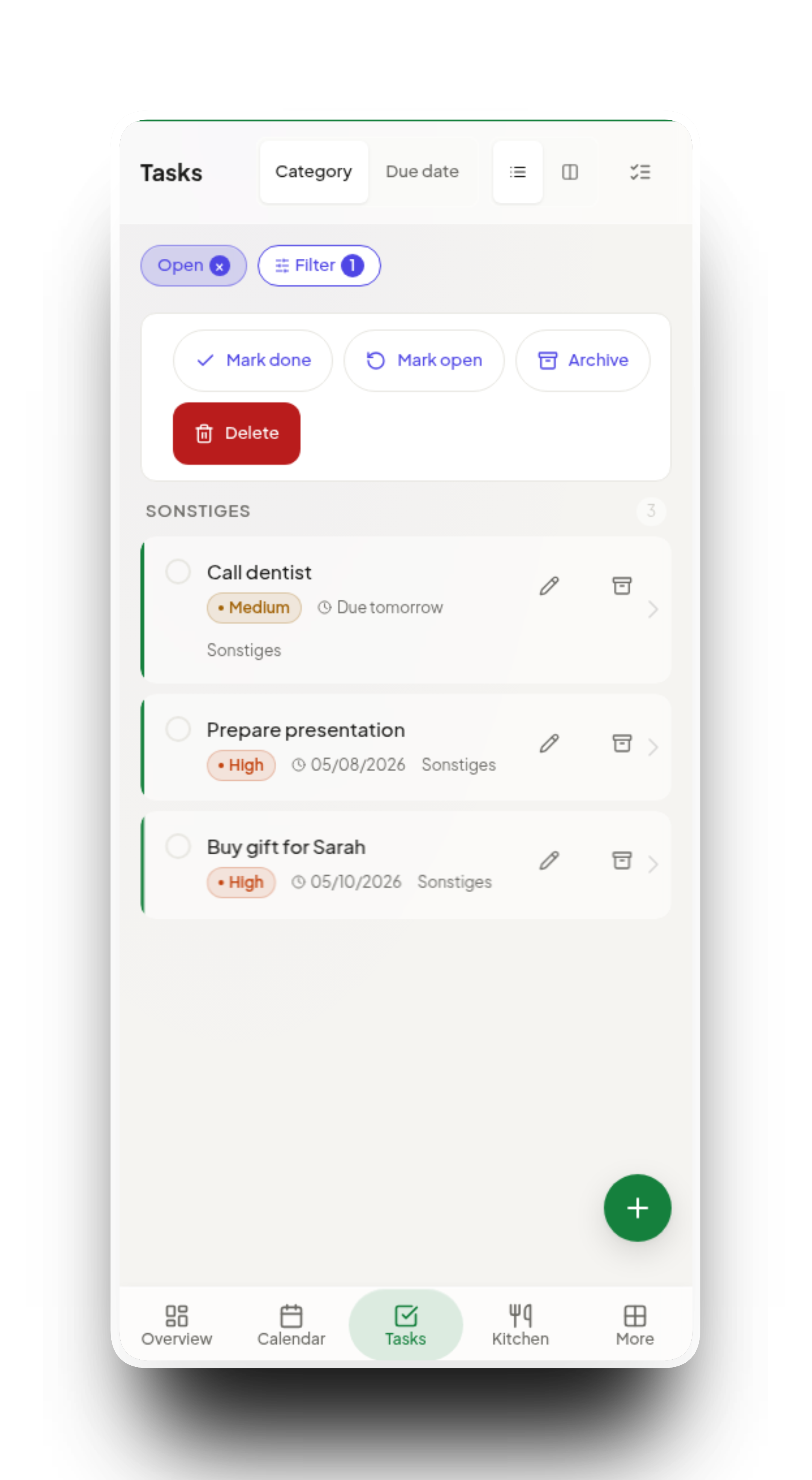 Calendar Mobile